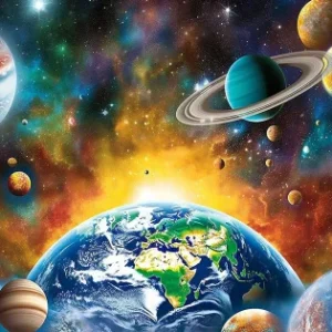 Kosmos ziemia i planety                                      40x50